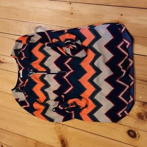 Ardene • zigzag blouse | S